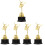 5Pièces Trophées Ballet Danseuse Dorés Cadeaux 5