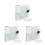3 Pack Small Dvd Case Cd Transparent Sleeves Disc Storage Wallet 10