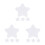 12 Pcs Round Edge Star Shape Cotton Canvas Panels For Artists Beginners 6