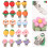 20Paires Boucles Clip-on Filles Déco Créatives Confortables 11