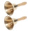 4 Pcs Solid Bell With Wooden Handle 2