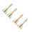 4 Pcs Solid Bell With Wooden Handle 6