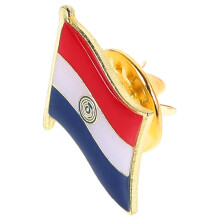 3Pcs Flag Iron On Lapel Pin Badge For Men And Women
