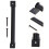 Set Of 2 Door Handle Sliding Hinges Pull Handles Knob Black 11