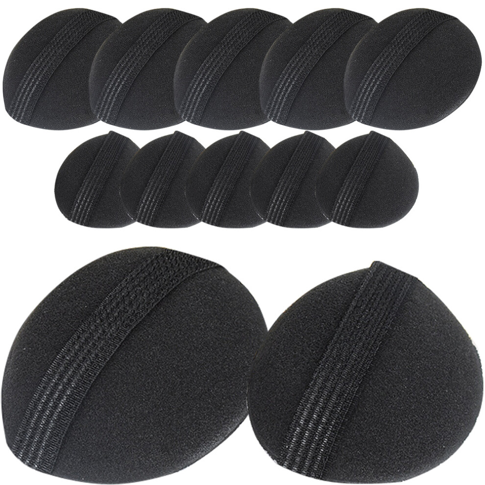 Ohphcall Unisex 36 Pcs Women Hair Bump Pads Sponge Inserts Accessory