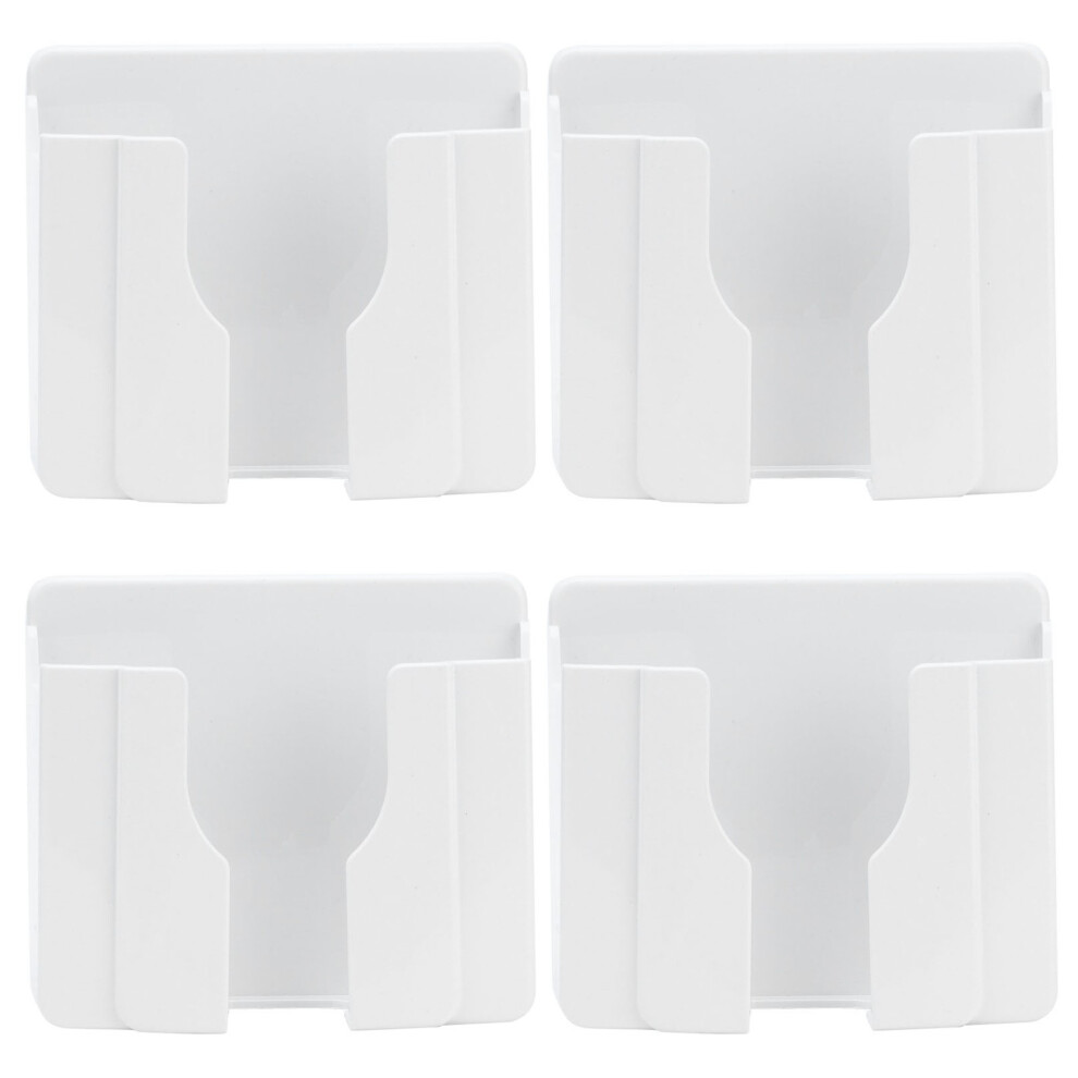 (Horizontal Stripe) 4Pcs Wall Mounted Shelf Remote Control Phone Charging Stand Vertical 685922894281