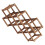 Foldable Wooden Wine Cabinet for 10 Bottles Elegant 4