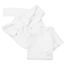 2Pcs Pure Cotton Thickened Newborn Bathrobe For 0-1 Month Baby
