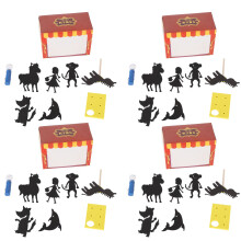 4-Set Puppet Theater Small Scientific Experiment Doorway Puppet