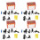 4-Set Puppet Theater Small Scientific Experiment Doorway Puppet 1