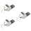 36 Pcs Metal Whistles For Pet Training Silver 7