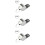 36 Pcs Metal Whistles For Pet Training Silver 8