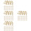 120 Pcs Shaped Paper Clips For Wedding Invitations And Projects 9