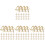 120 Pcs Shaped Paper Clips For Wedding Invitations And Projects 4