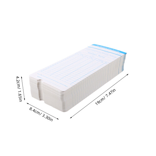 800 Sheets Attendance Paper Cards For Time Clock And Payroll Recording 1