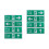 8 Pcs Hanging Emergency Fire Exit Indicator Sign For Public Use 6