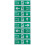 8 Pcs Hanging Emergency Fire Exit Indicator Sign For Public Use 7