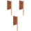 3Pcs Fireplace Cleaning Brush Set For Kitchen And Hand Broom Use 5