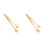 2Pcs Stainless Steel Ice Tong Kitchen Gadget 9