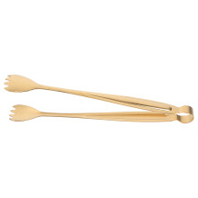 2Pcs Stainless Steel Ice Tong Kitchen Gadget