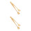 2Pcs Stainless Steel Ice Tong Kitchen Gadget 7