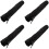 4Pcs Lightweight Black Bat Protector Sleeves for Golfing and Baseball 7