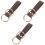 3Pcs Medieval Double Ring Harness Belt Buckle 5