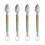 4Pièces Cuillères Alimentaires Bébé Silicone Double Tête 6