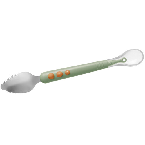 4Pièces Cuillères Alimentaires Bébé Silicone Double Tête 1