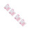 4Pcs Pink ABS Bread Manual Loaf Cutter for Home Toast Cake Use 4