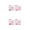 4Pcs Pink ABS Bread Manual Loaf Cutter for Home Toast Cake Use 5