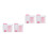4Pcs Pink ABS Bread Manual Loaf Cutter for Home Toast Cake Use 3