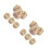 12 Pcs Concealed Fire Sprinkler Cover Plate Ceiling Mount 6