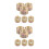 12 Pcs Concealed Fire Sprinkler Cover Plate Ceiling Mount 8