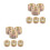 12 Pcs Concealed Fire Sprinkler Cover Plate Ceiling Mount 5