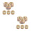 12 Pcs Concealed Fire Sprinkler Cover Plate Ceiling Mount 10