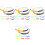 28 Rolls Decorative Reflective Tape For Bike Warning Stickers 3