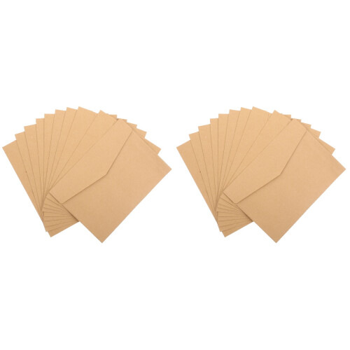 2 Sets Blessing Shell Invitation Envelopes Party Supply 1