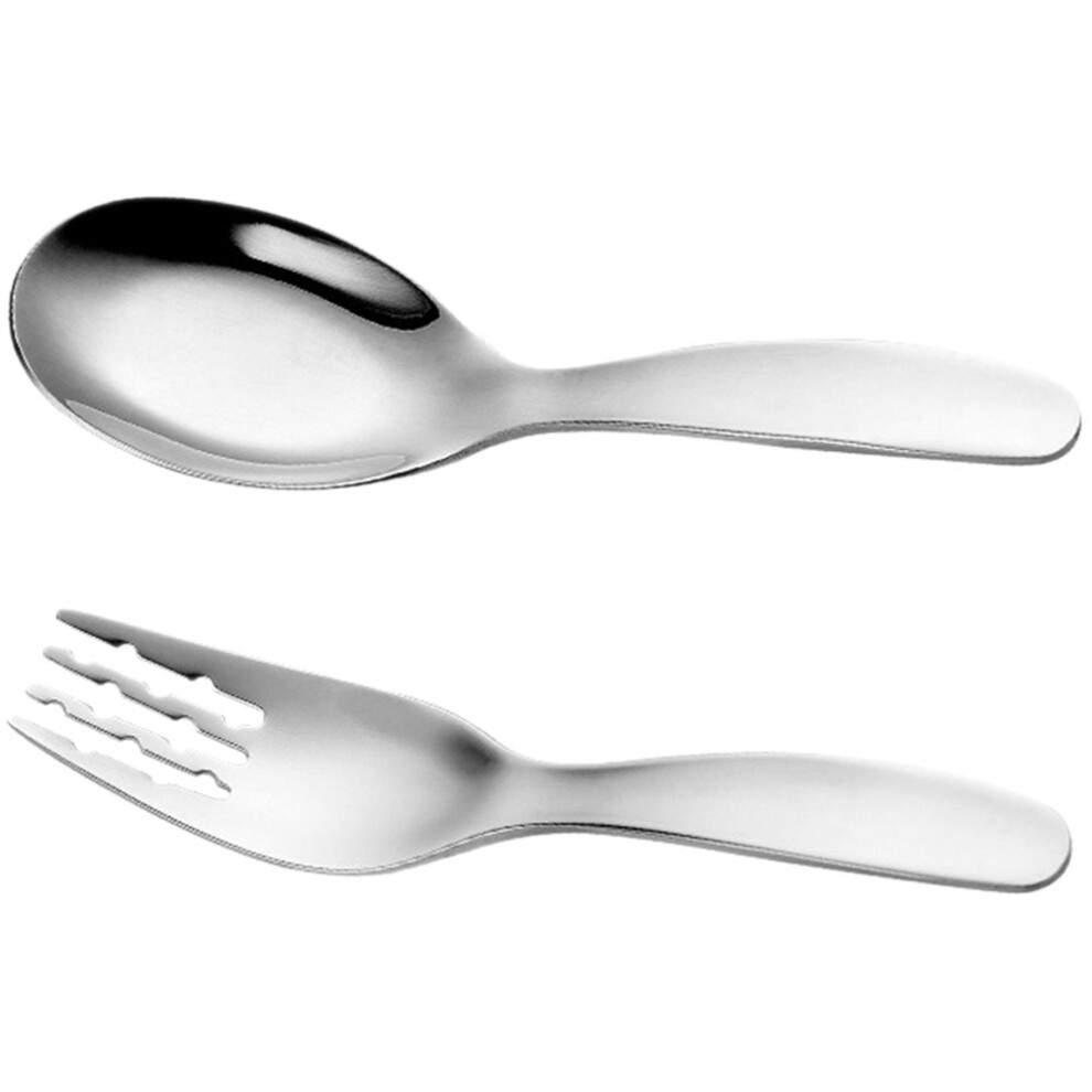 3 Sets Toddler Stainless Steel Spoon And Fork Utensil Villcase