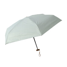Mini grüne Doppelzweck-Regenschirm 14cm UV-Schutz leicht und kompakt