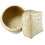 1Pc Bamboo Weaving Food Basket For Kitchen Storage And Bread 1