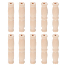 10Pcs Wood Handle Replacement For Galvanized Steel Plastic Pails