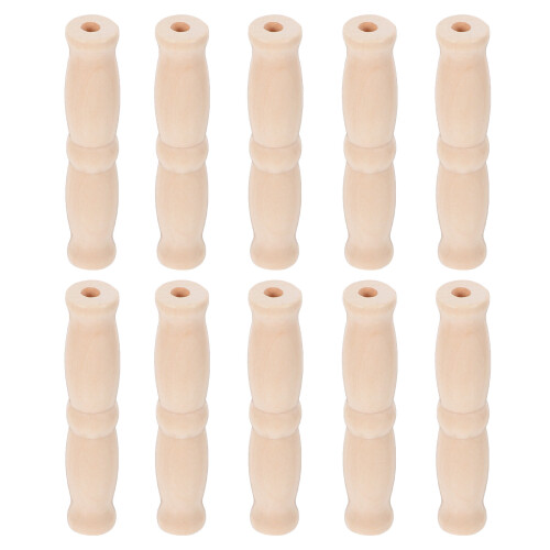 10Pcs Wood Handle Replacement For Galvanized Steel Plastic Pails