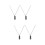 4 Pcs Harmonica Pendants Adult Necklaces Gift Decorative 7