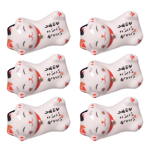 12 Keramik Essstäbchenablage Japanisch Löffel Gabel Halter