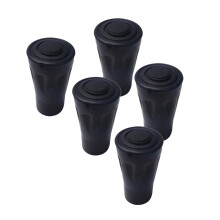 10 Pcs Replacement Tips For Adjustable Hiking Poles Black