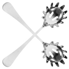 6Pièces Ustensiles Spaghetti Argent Acier Pour Maison