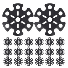 20Pcs Snowflake Shaped Trekking Pole Snow Baskets For Hiking Sticks