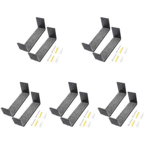 10 Pcs Surfboard Wall Rack Display Hanger Mount Black 1