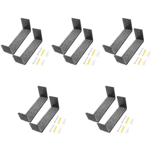 10 Pcs Surfboard Wall Rack Display Hanger Mount Black 2
